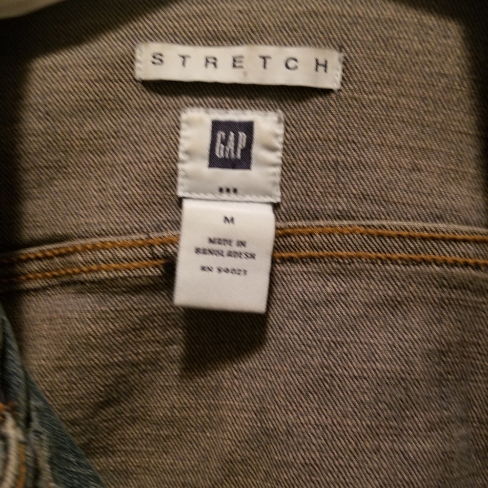 Gap Denim Jacket Medium Stretch - Picture 3 of 3